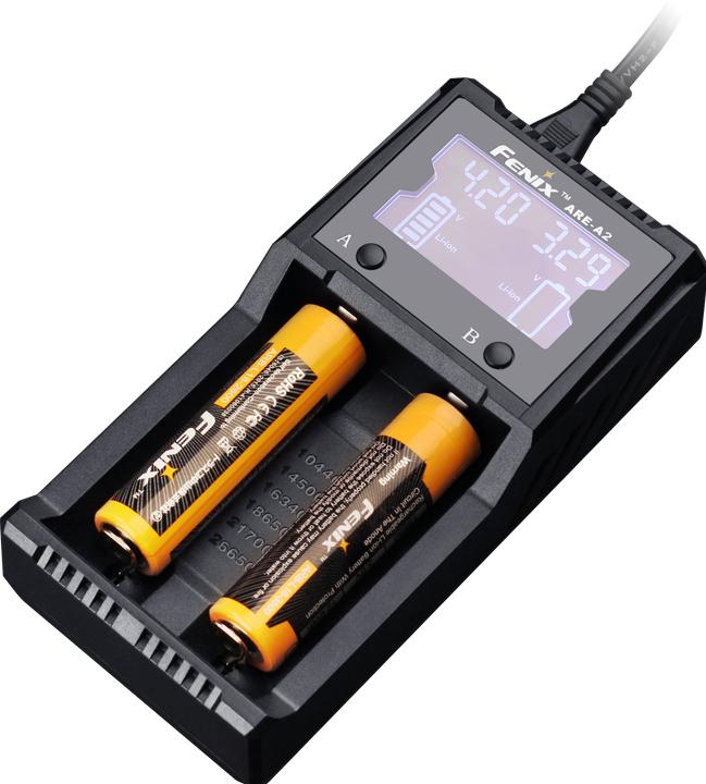 Actual product image Fenix Charger ARE-A2 (1 pcs., AAA, AA, Battery + charger)