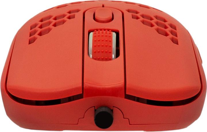 Actual product image White Shark Ultra light gaming mouse Galahad Red, 72g (Cable)