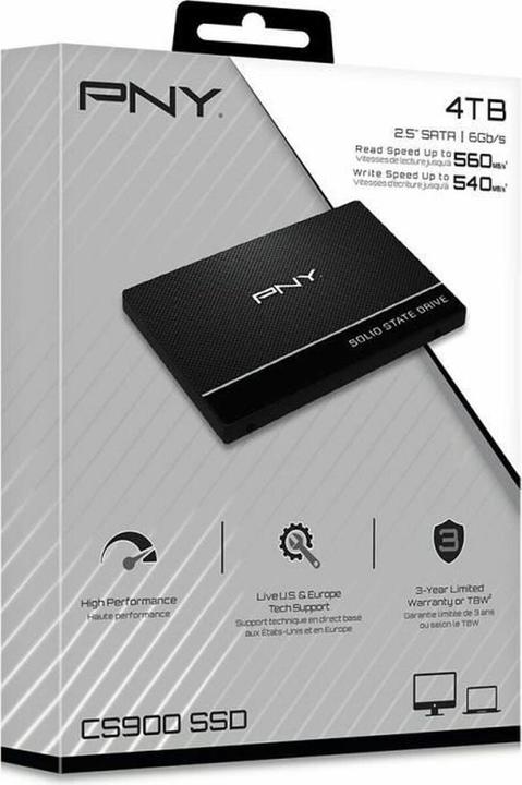 Actual product image PNY CS900 (4000 GB, 2.5")