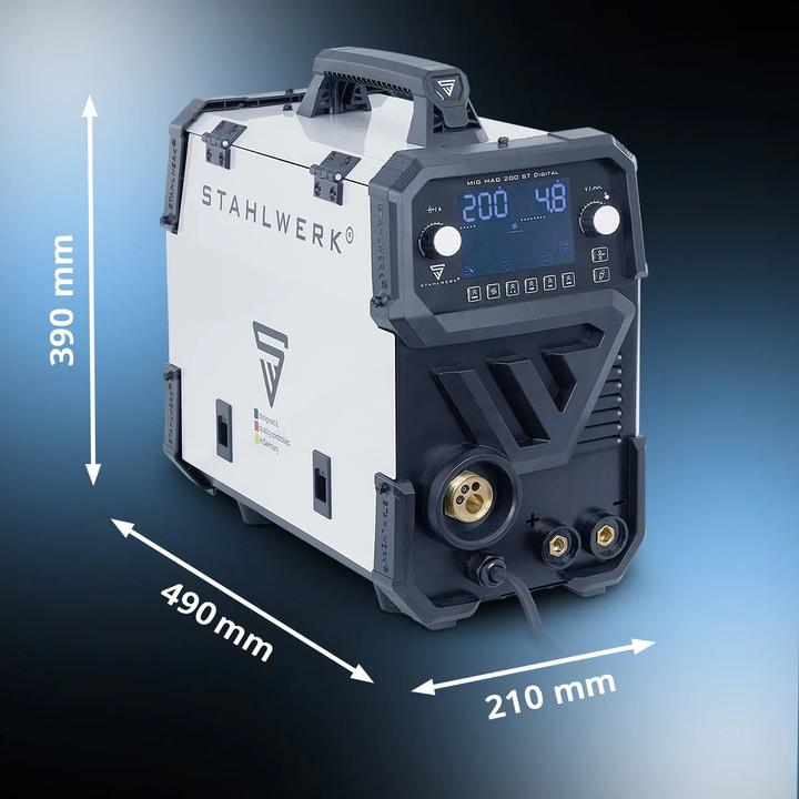Actual product image Stahlwerk Welding machine MIG MAG 200 ST Digital IGBT