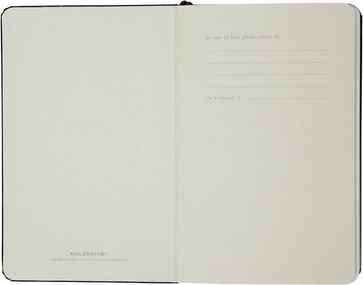 Immagine prodotto Moleskine Rubrica foderata, copertina rigida (A6, Righe, Copertina rigida)