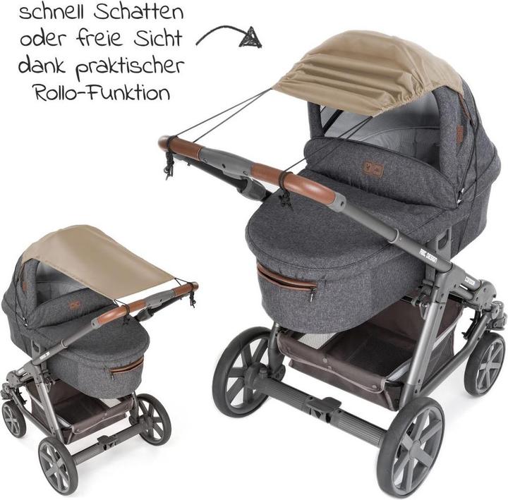 Produktbild Zamboo Sonnenschutz Universal Sonnensegel für Kinderwagen - Beige
