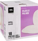 Actual product image La Mer dinnerware 18 pieces quadratic opal palaos md (18 Piece)