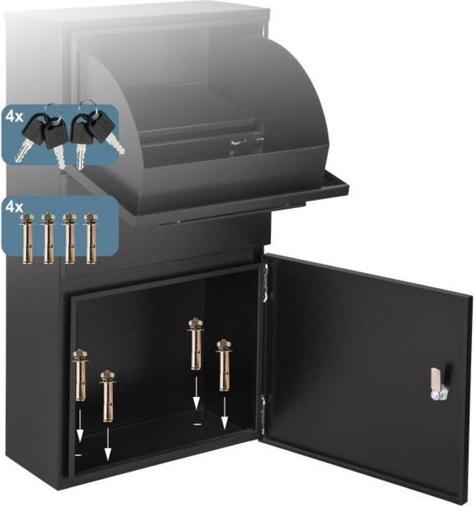 Actual product image Relaxdays parcel box