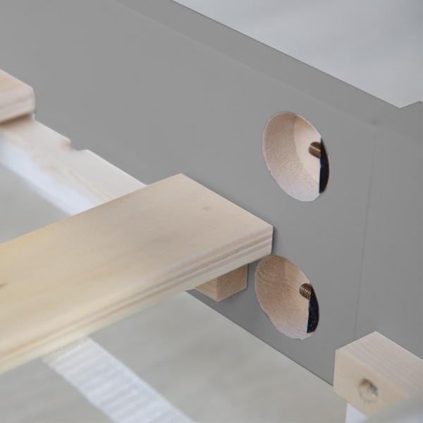 Produktbild Homestyle4u Doppelbett Holzbett Futonbett (160 x 200 cm)