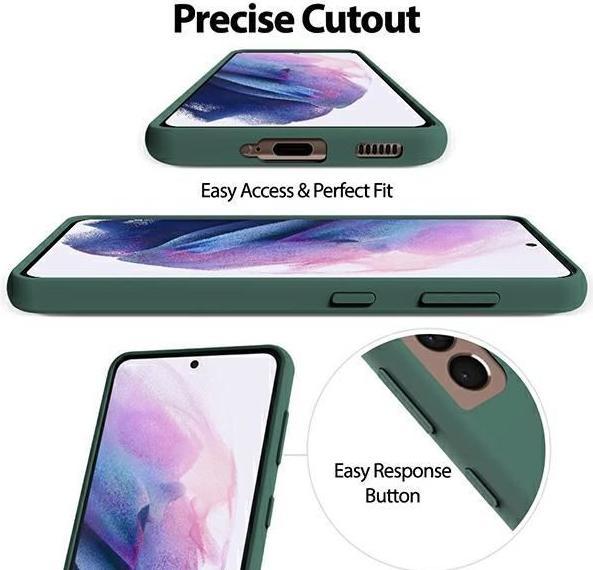 Actual product image Silicone iPhone 15 Pro Max 6.7" zielony /green (Apple iPhone 15 Pro Max)