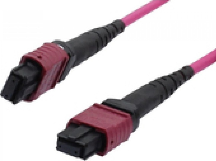Produktbild Synergy 21 lwl-mtp-female patchkabel om4 lowloss(elite) 12 faser typ b crossed erika-violett 0.5m. (S/UTP, CAT6, 0.50 m)