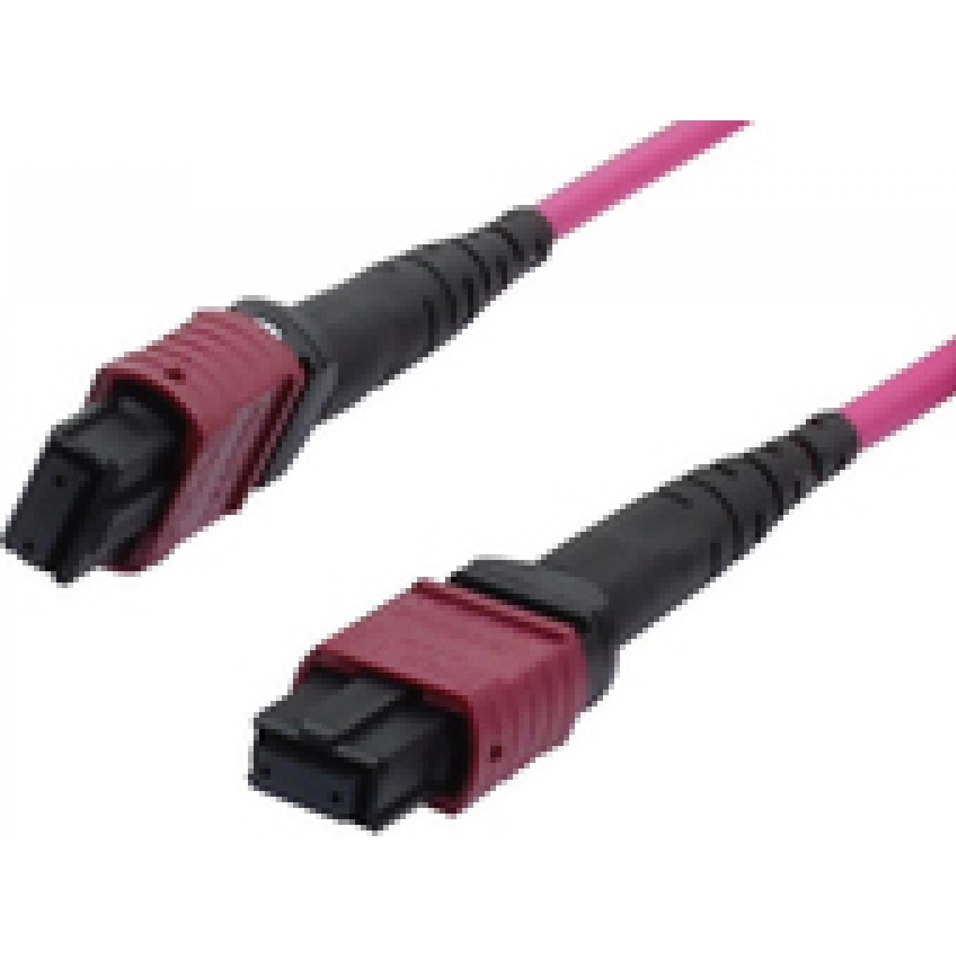 Synergy 21 lwl-mtp-female patchkabel om4 lowloss(elite) 12 faser typ b crossed erika-violett 0.5m. (U/FTP, CAT6, 0.50 m)...