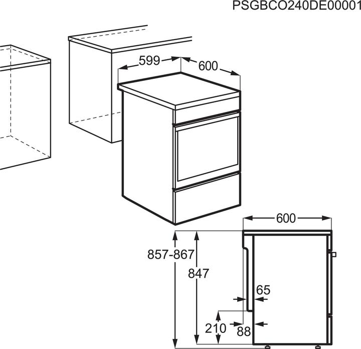 Image du produit Electrolux LKR620066X Cuisinière à induction
