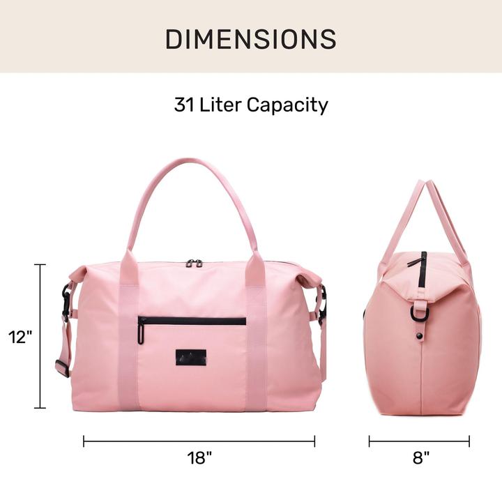 Image du produit Only-Bags.Store Sac de voyage, Weekender / sac de voyage pour la nuit, sac de sport Blush