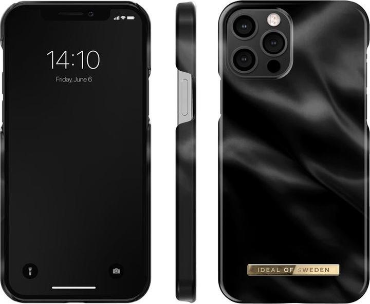 Image du produit iDeal Of Sweden Couverture rigide Designer Black Satin (Apple iPhone 12 Pro, Apple iPhone 12)