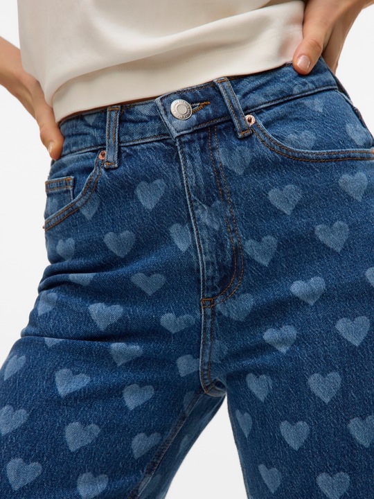Produktbild Vero Moda VMTESSA Hohe Taille Weiter Beinschnitt Jeans Weit geschnitten (W31/L30)