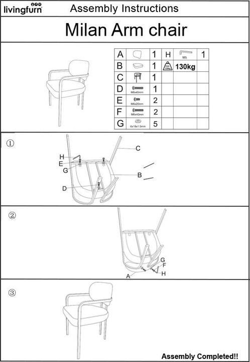 Image du produit Livingfurn Chairs