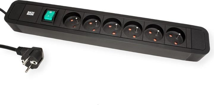 Actual product image Bachmann Multiple socket outlets (6x, CEE 7/3, CEE 7/5, 2 m)