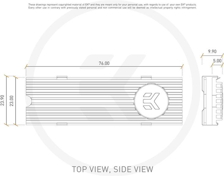 Immagine prodotto EKWB Dissipatore di calore EK-M.2 NVMe