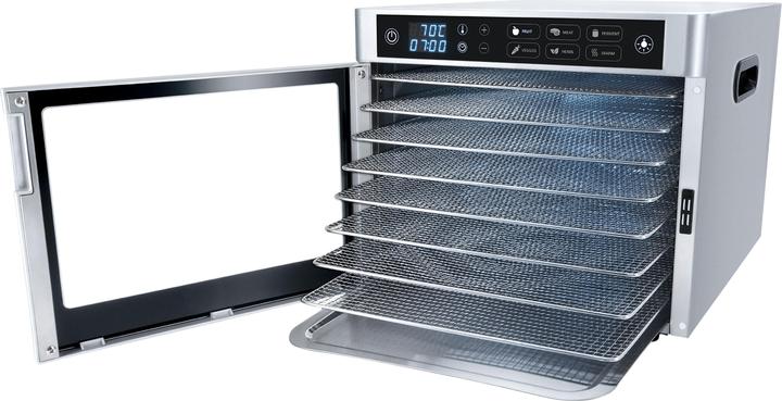 Produktbild Steba ED 80 Steel Deluxe Dörrautomat 8 Aufsätze 35-85°C LED - Display