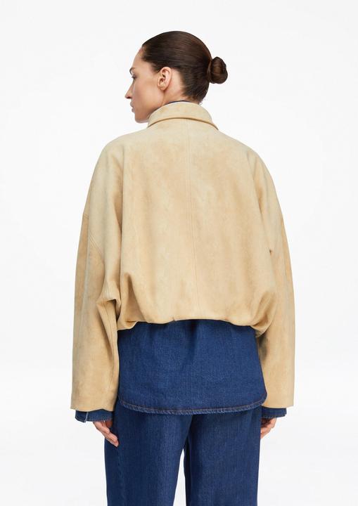Actual product image Comma Indoor-Jacke Blouson in Velours-Optik (M)