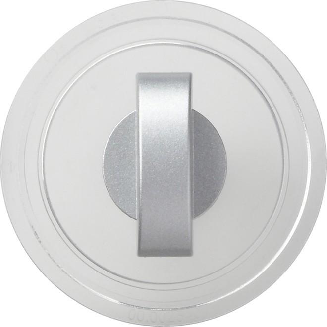 Gira Knebel TX 44 F Alu 146665, Taster + Schalter, Silber