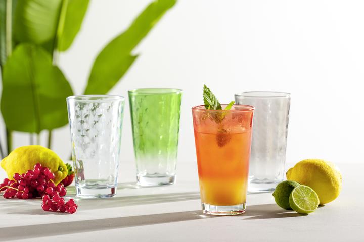 Actual product image Leonardo Drinking cup LD Optic XL 540 ml, 4 pieces, assorted (0.54 l, 4 x)