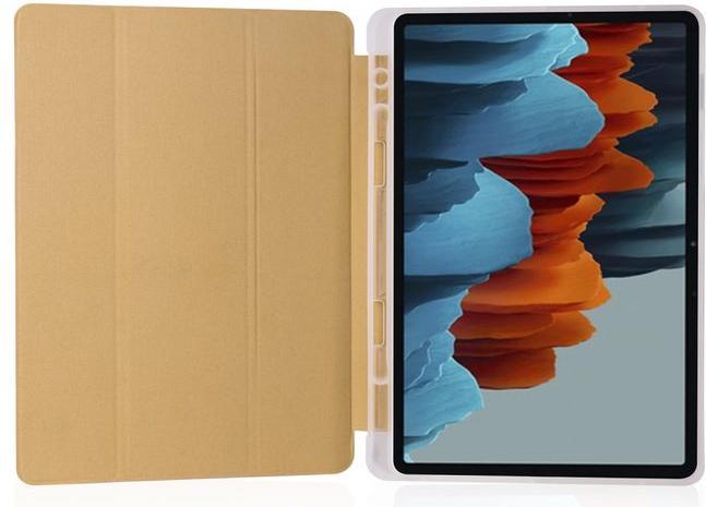 Produktbild MU Classic Dreifach faltbare Hülle mit Stylus Halterung (Galaxy Tab S7+)