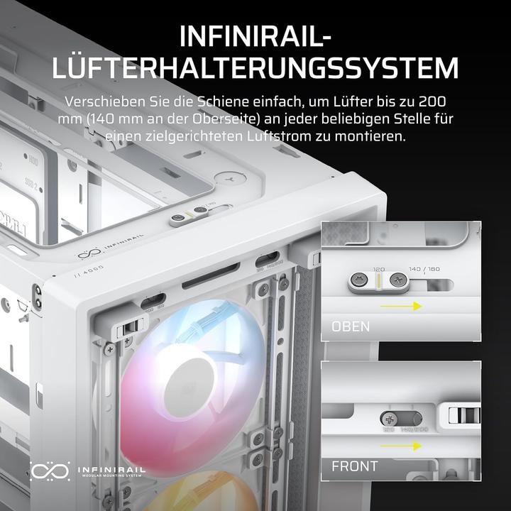 Productafbeelding Corsair Frame 4000D RS ARGB (Mini-ITX, ATX, E-ATX, mATX)