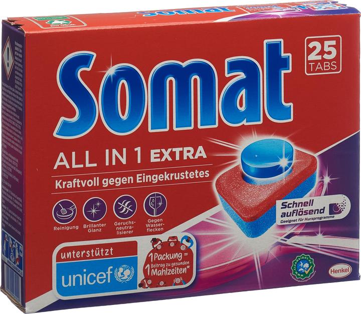 Actual product image Somat All in 1 Extra (Tabs, 25 x)