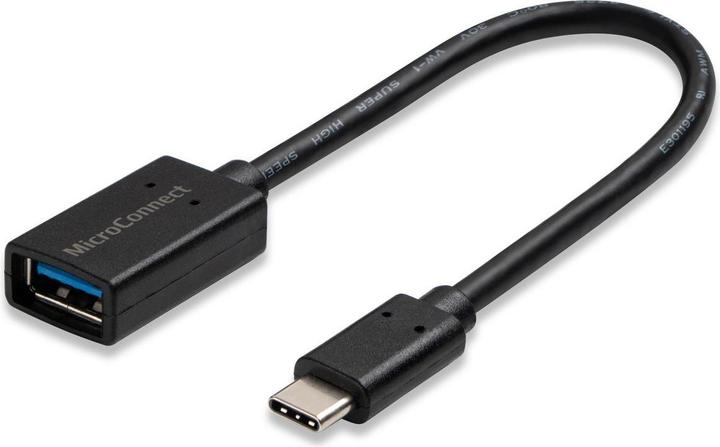 Produktbild MicroConnect USB SuperSpeed Verlängerungskabel (0.20 m, USB 3.1)