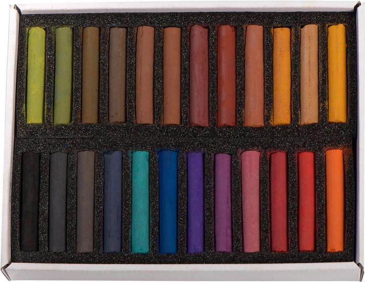 Actual product image BlockX Etui 24 Pastels - Foncés - Cadmium jaune pâle (Darkness, 24 x)
