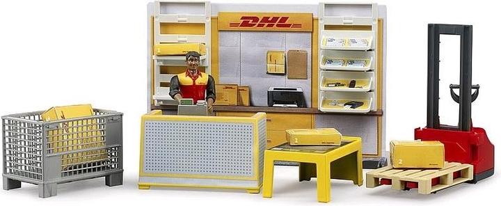 Produktbild Bruder DHL Shop mit Handhubstapler