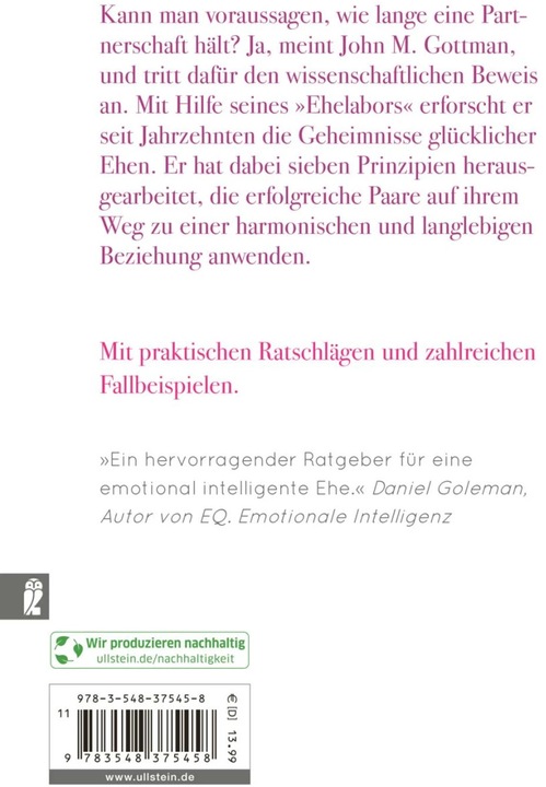 Image du produit Die 7 Geheimnisse der glücklichen Ehe (Allemand, John Gottman, 2014)