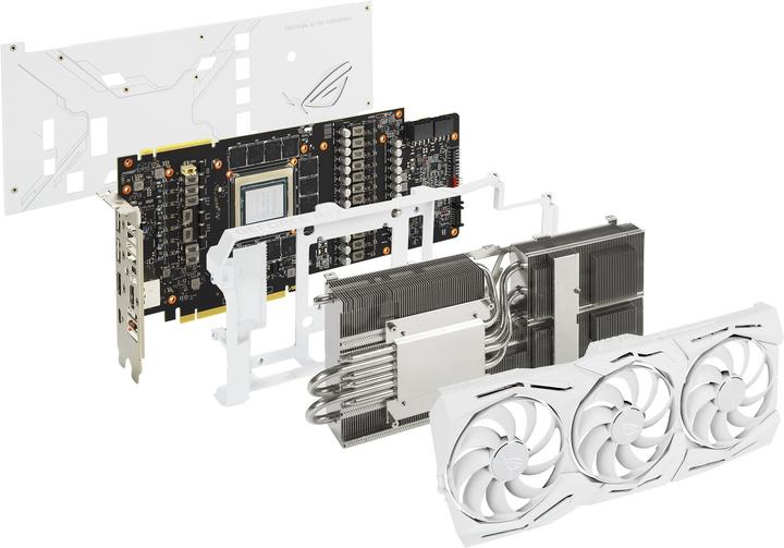 Actual product image ASUS GeForce RTX 2080 Ti ROG Strix O11G White Gaming (11 GB)