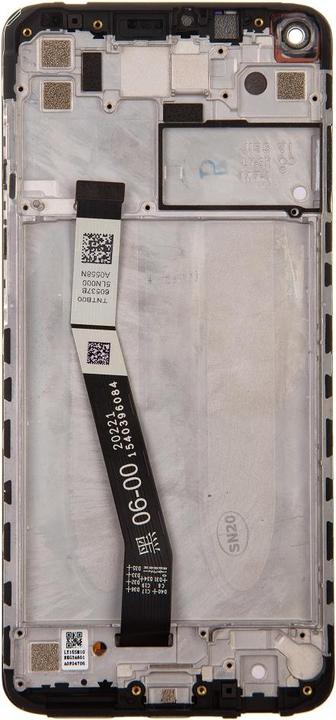 Actual product image Xiaomi LCD display + touch unit + front cover for Redmi Note 9 Midnight Grey (Service Pack) (Display, Xiaomi Redmi Note 9)