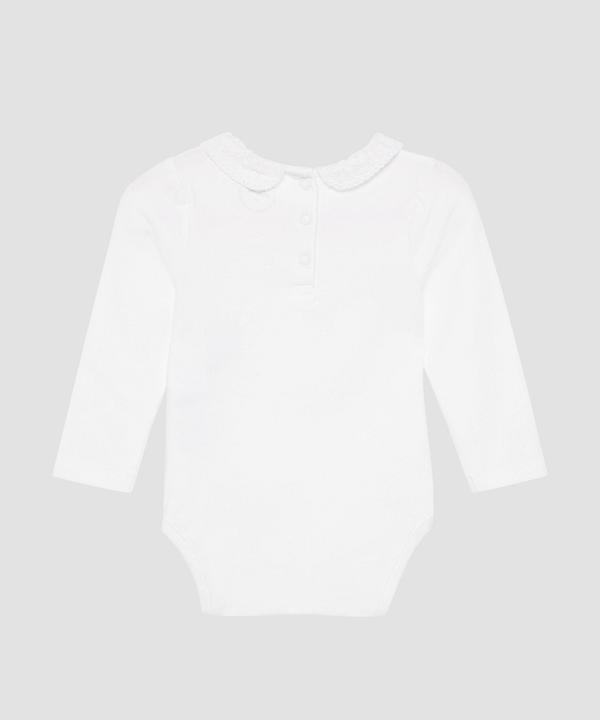 Produktbild S.Oliver T-Shirt Body Festlicher Body mit Bubikragen aus Spitze (80)