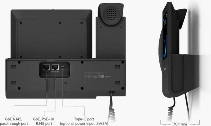 Actual product image Ubiquiti G3 Touch Wall