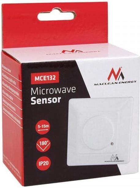 Produktbild Maclean MCE132 MCE132 Microwave PIR Junction Box Automatic Motion Detector Light Contro (15 m)