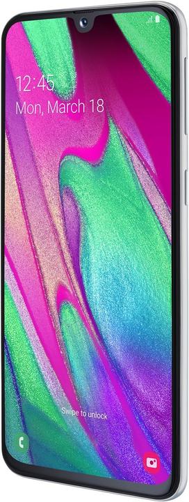 Immagine prodotto Samsung Galaxy A40 EU (64 GB, Bianco, 5.90", Doppia SIM + SD, 4G)
