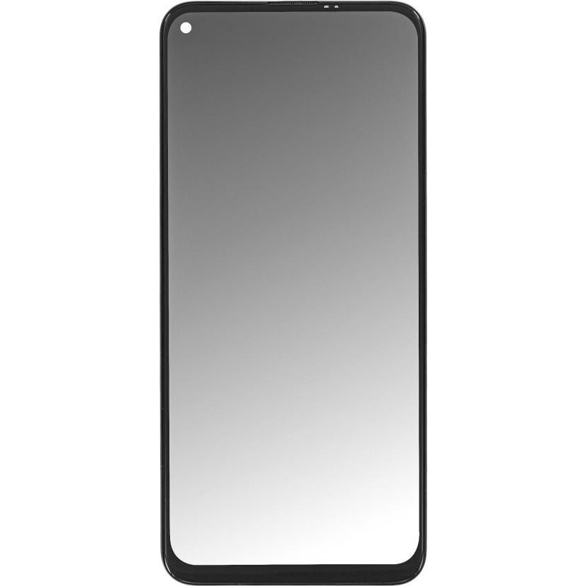 OEM Display-Einheit + Rahmen für OPPO A73 5G schwarz (Display, Oppo A73 5G), Mobilgerät Ersatzteile, Schwarz