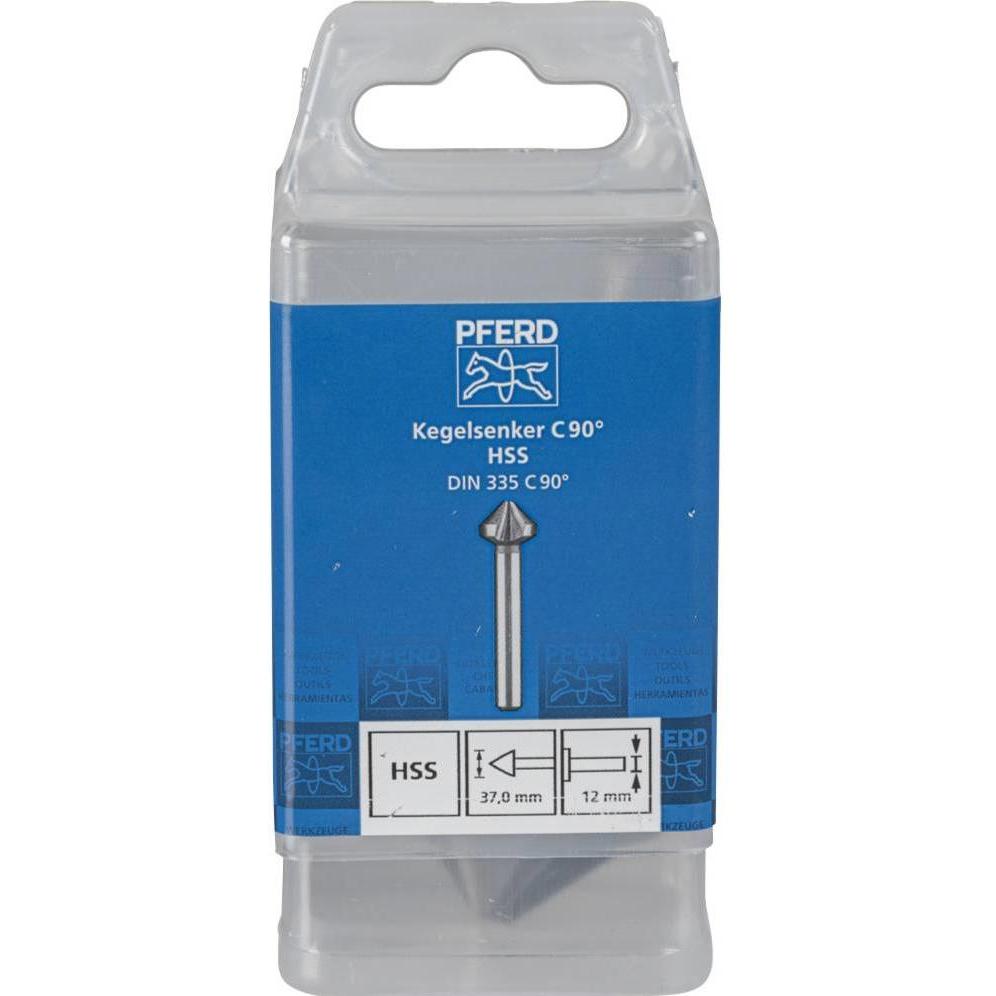 Thumbnail - Pferd, Bohrereinsatz, Kegelsenker HSS DIN 335 C90° 37,0 mm (37 Millimeter)