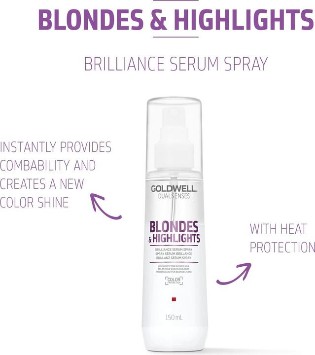 Image du produit Goldwell Sérum Brilliance Blondes en spray et points forts (150 ml)