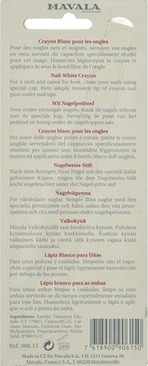 Actual product image Mavala Nail whitening pen