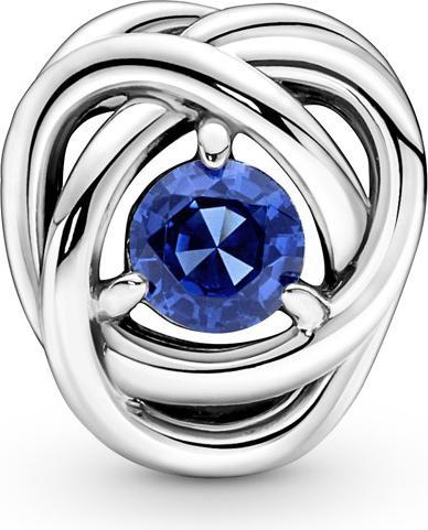 Produktbild Pandora September Geburtsstein Blauer Ewigkeitskreis Charm (Mit Stein(en), Sterling Silber 925)