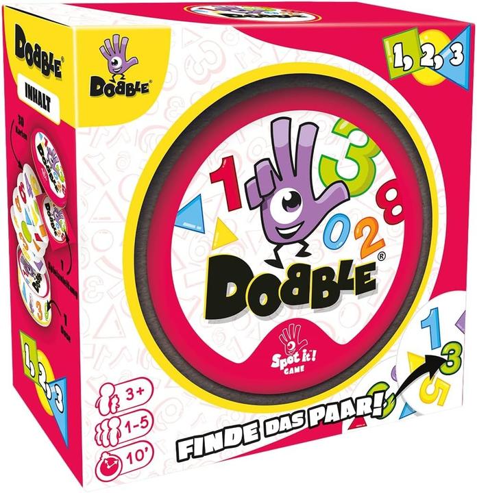 Produktbild Zygomatic Dobble 1,2,3 (Deutsch, 1 - 5 Spieler)
