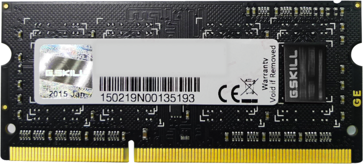 Produktbild G.Skill Standard (2 x 4GB, 1066 MHz, DDR3-RAM, SO-DIMM)