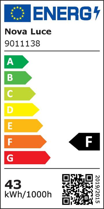 Energy Label Nova Luce Cilion (1632 lm)