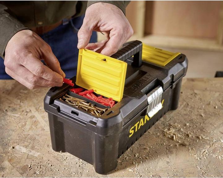 Actual product image Stanley Tool Box / Tool Case (12.5",18cmX13cmX32.5cm), Tool Box with Metal Closures, O (1 pieces)
