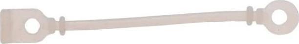 Actual product image Comair Silicone round rubber strap short with spacer rings