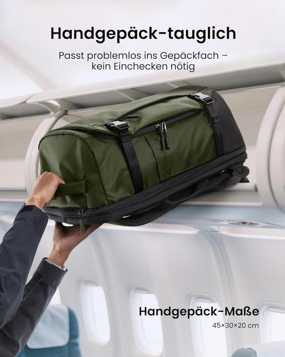 Actual product image tomtoc TSA-freundlicher Reiserucksack für Laptops bis 16 Zoll (28 l)