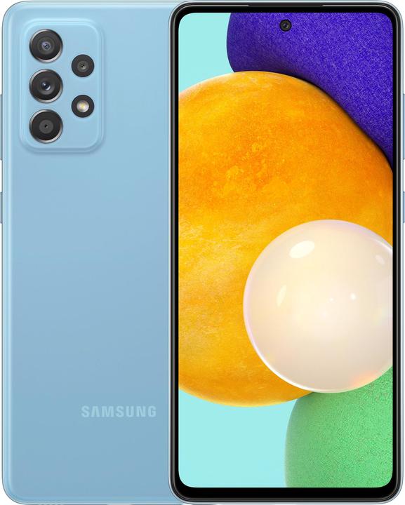 Actual product image Samsung Galaxy A52 5G (128 GB, Blue, 6.40", Dual SIM, 5G)