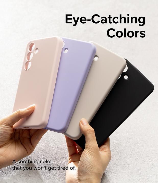 Actual product image Ringke Case for Galaxy S24 SILICONE MAGNETIC BLACK (Samsung Galaxy S24)