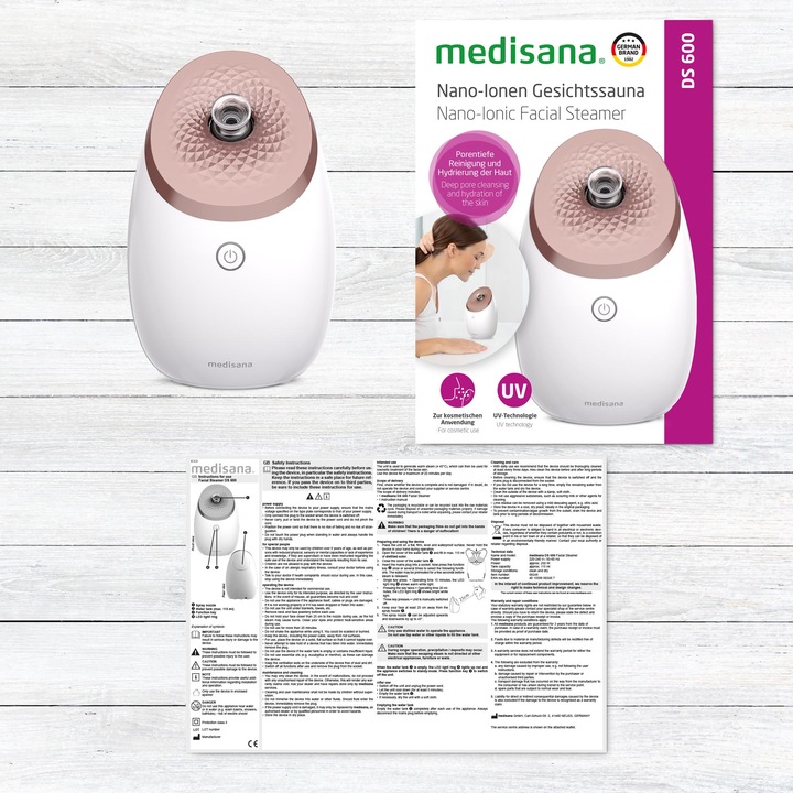 Produktbild Medisana DS 600 Ionen Gesichtssauna